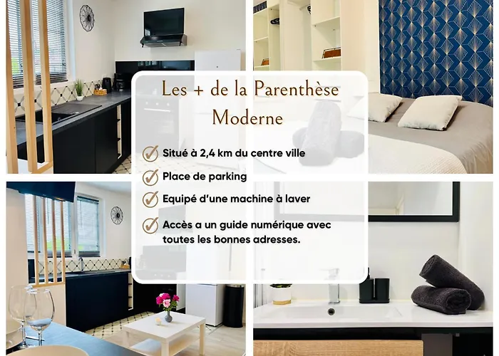 La Parenthese Moderne - Parking - Wifi Apartment *